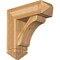 Ekena Millwork Legacy Arts and Crafts Rough Sawn Bracket w/ Offset Brace, Western Red Cedar, 8"W x 24"D x 24"H BKT0806X24X24LEC03RWR - alternate 1